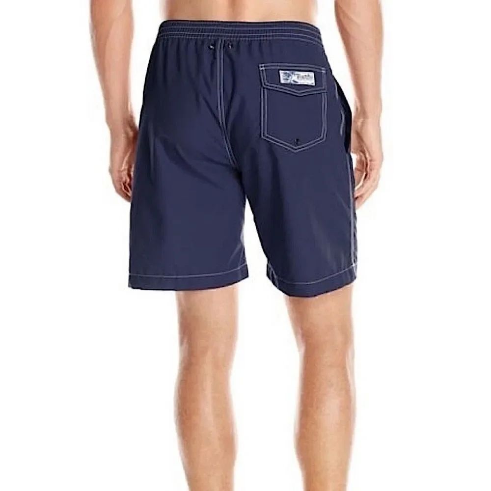 Trunks Navy Swami Hybrid Swim Trunks - Picture 4 of 8